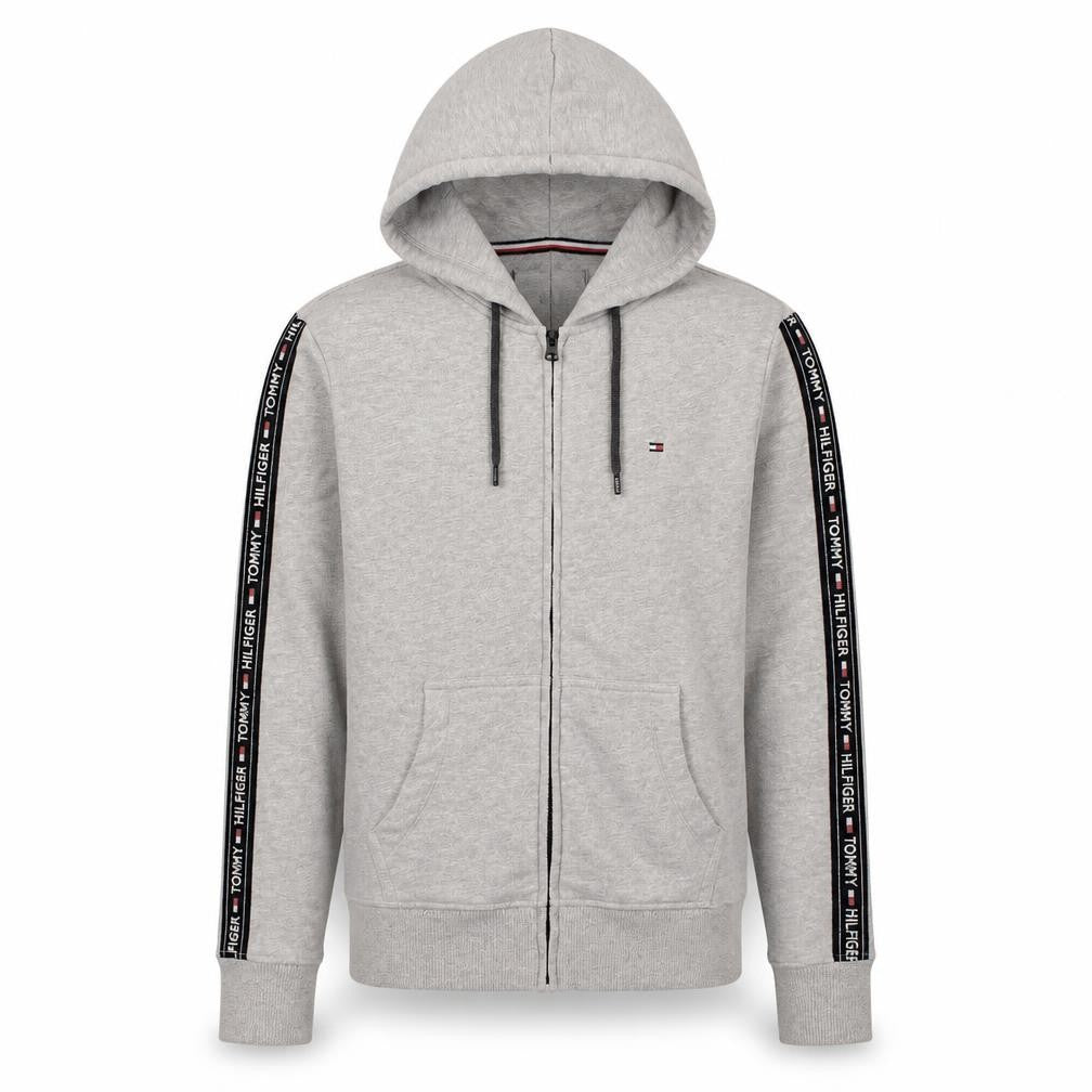 Mens UK Size S Tommy Hilfiger Grey Full Zip Hoodie