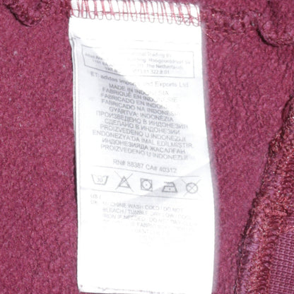 Womens UK Size 10 adidas Red Pullover Hoodie