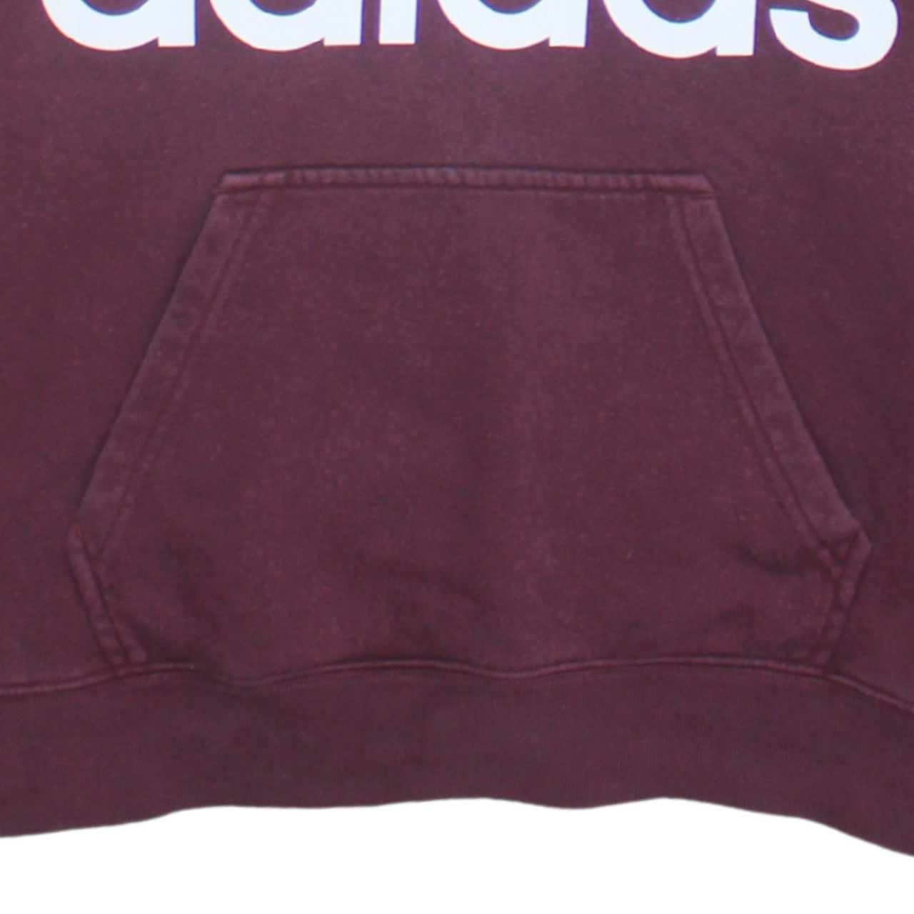 Womens UK Size 10 adidas Red Pullover Hoodie