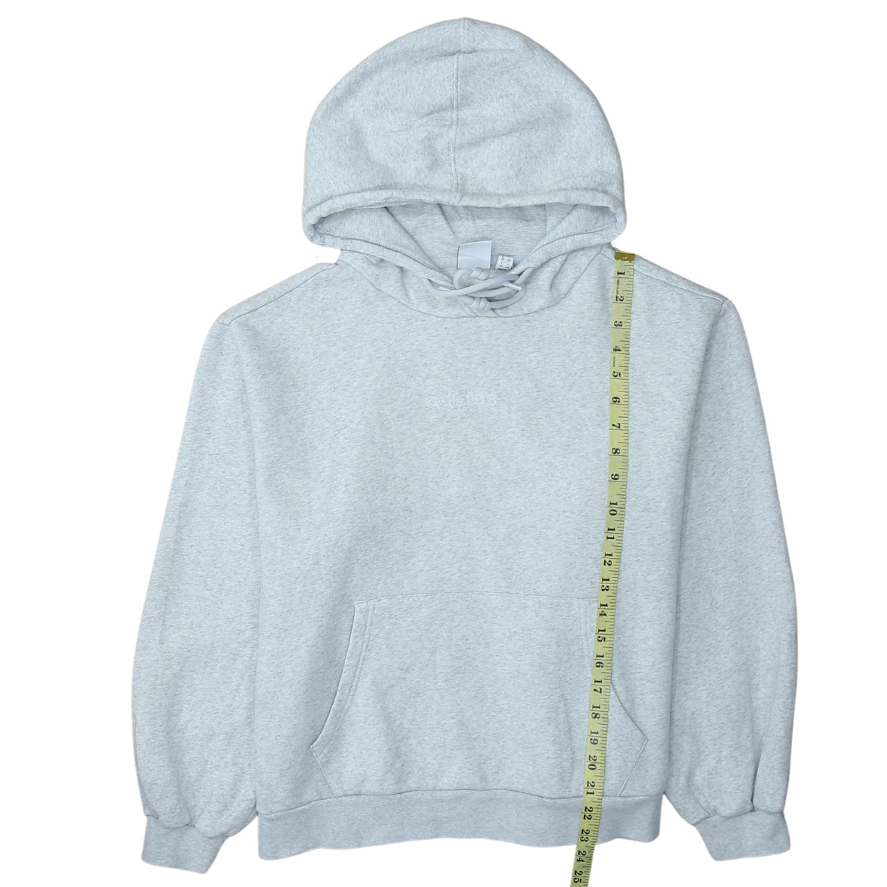Womens UK Size 12 adidas Grey Pullover Hoodie