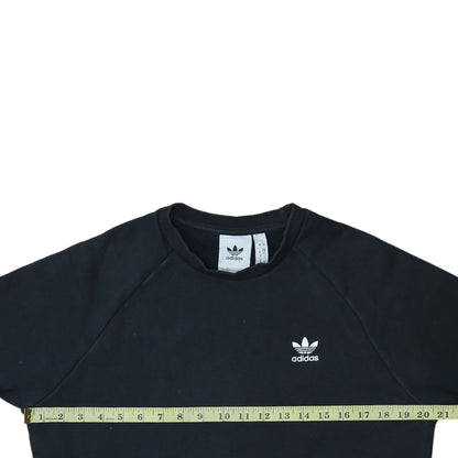 Mens UK Size S adidas Black Pullover Sweatshirt