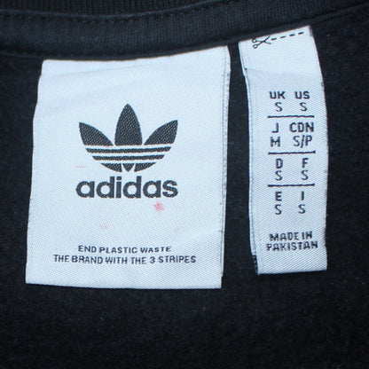 Mens UK Size S adidas Black Pullover Sweatshirt
