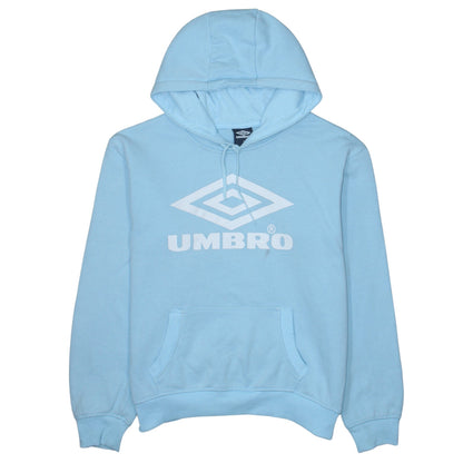 Mens UK Size M Umbro Blue Pullover Hoodie