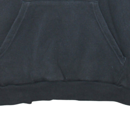 Adidas Boys Black Colourblock Pullover Hoodie Size 14-15 Years