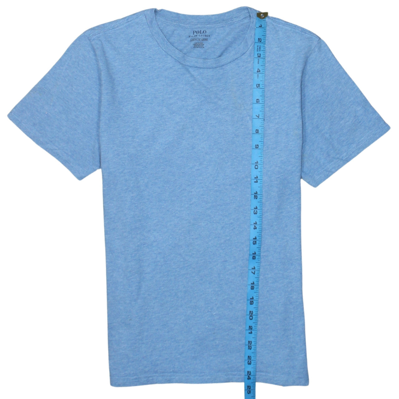 Ralph Lauren Boys Blue Cotton Crew Neck T-Shirt Size 14-16 Years