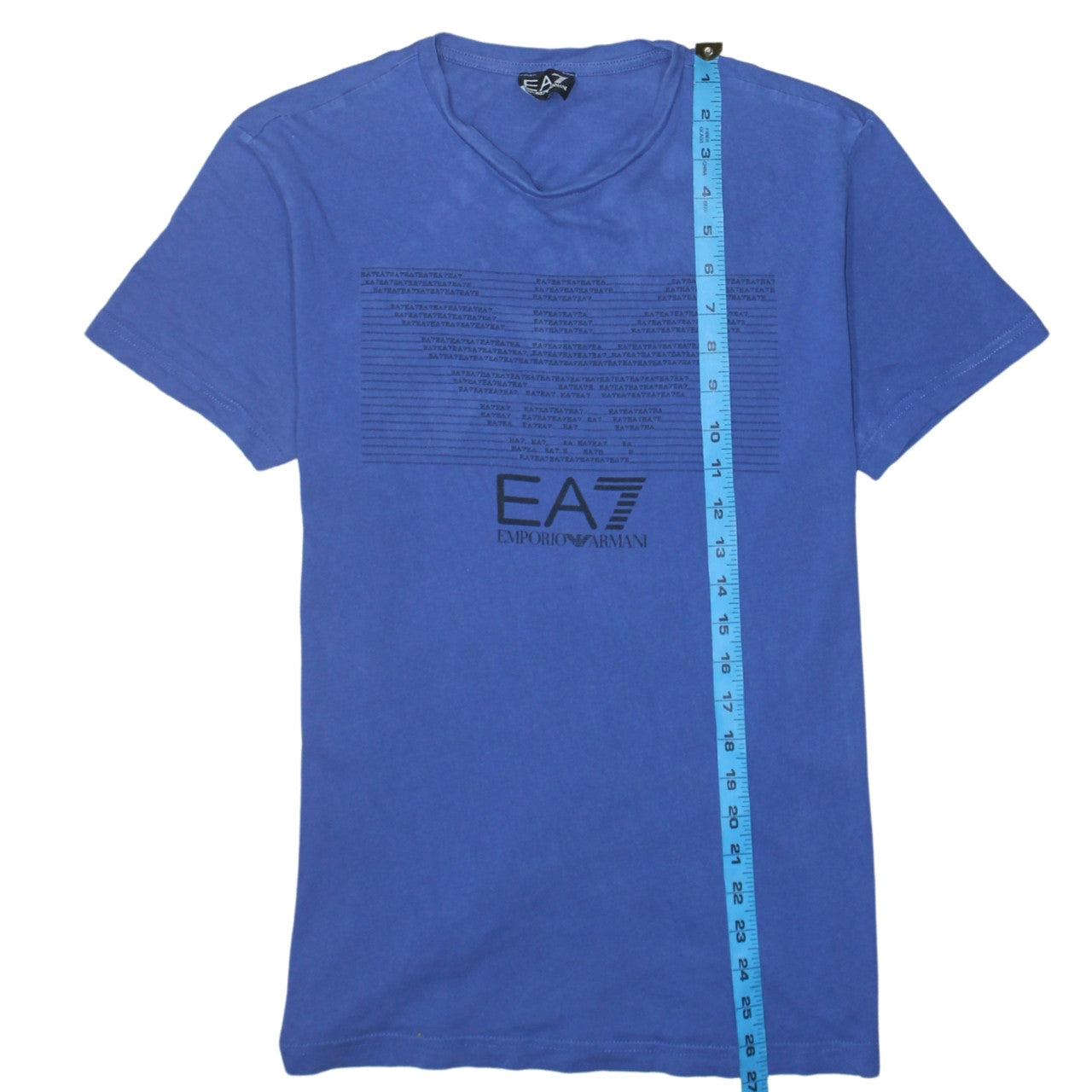 Mens UK Size M Emporio Armani Blue  T-Shirt