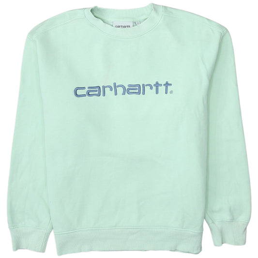 Mens UK Size S Carhartt Green Pullover Sweatshirt