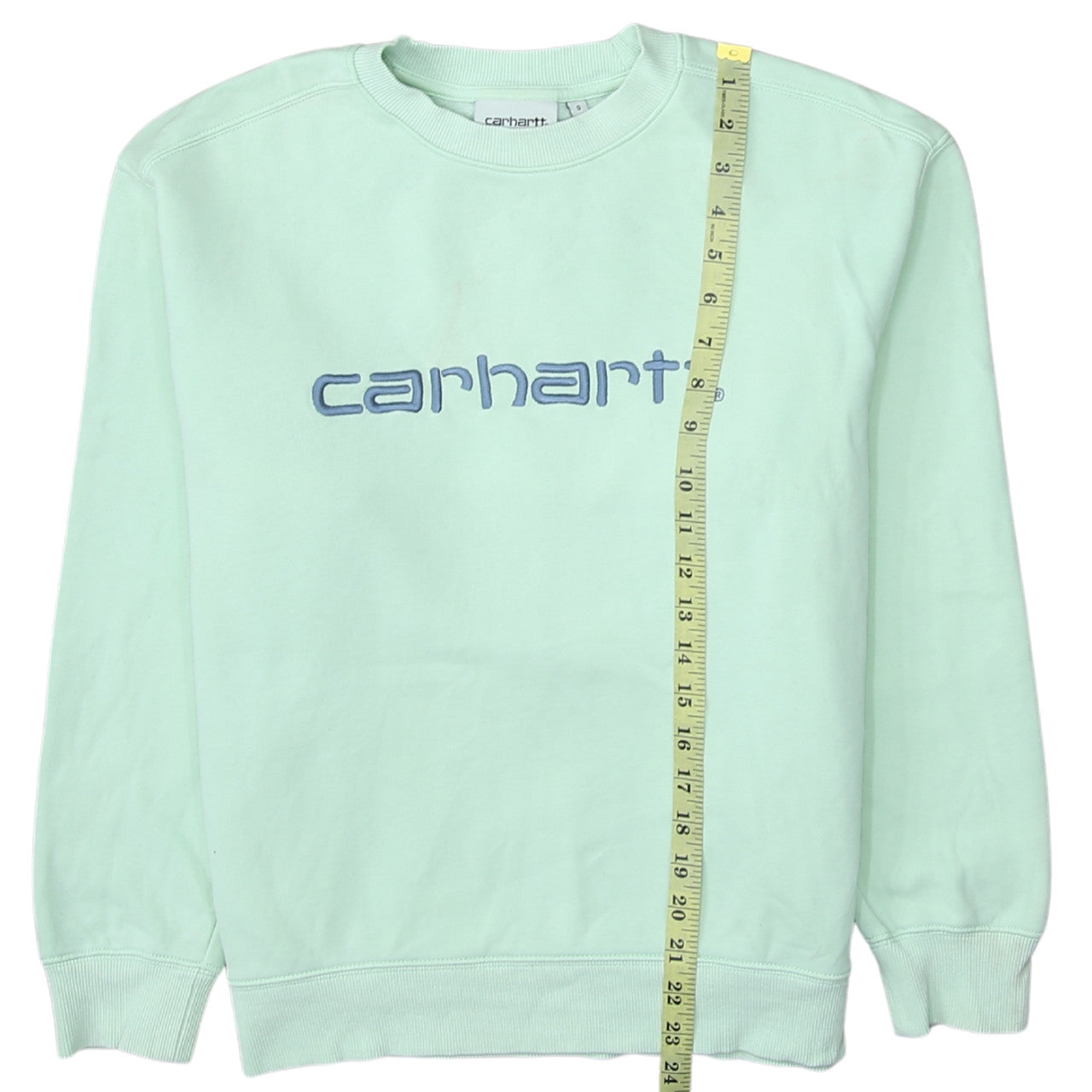 Mens UK Size S Carhartt Green Pullover Sweatshirt