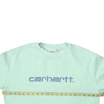 Mens UK Size S Carhartt Green Pullover Sweatshirt
