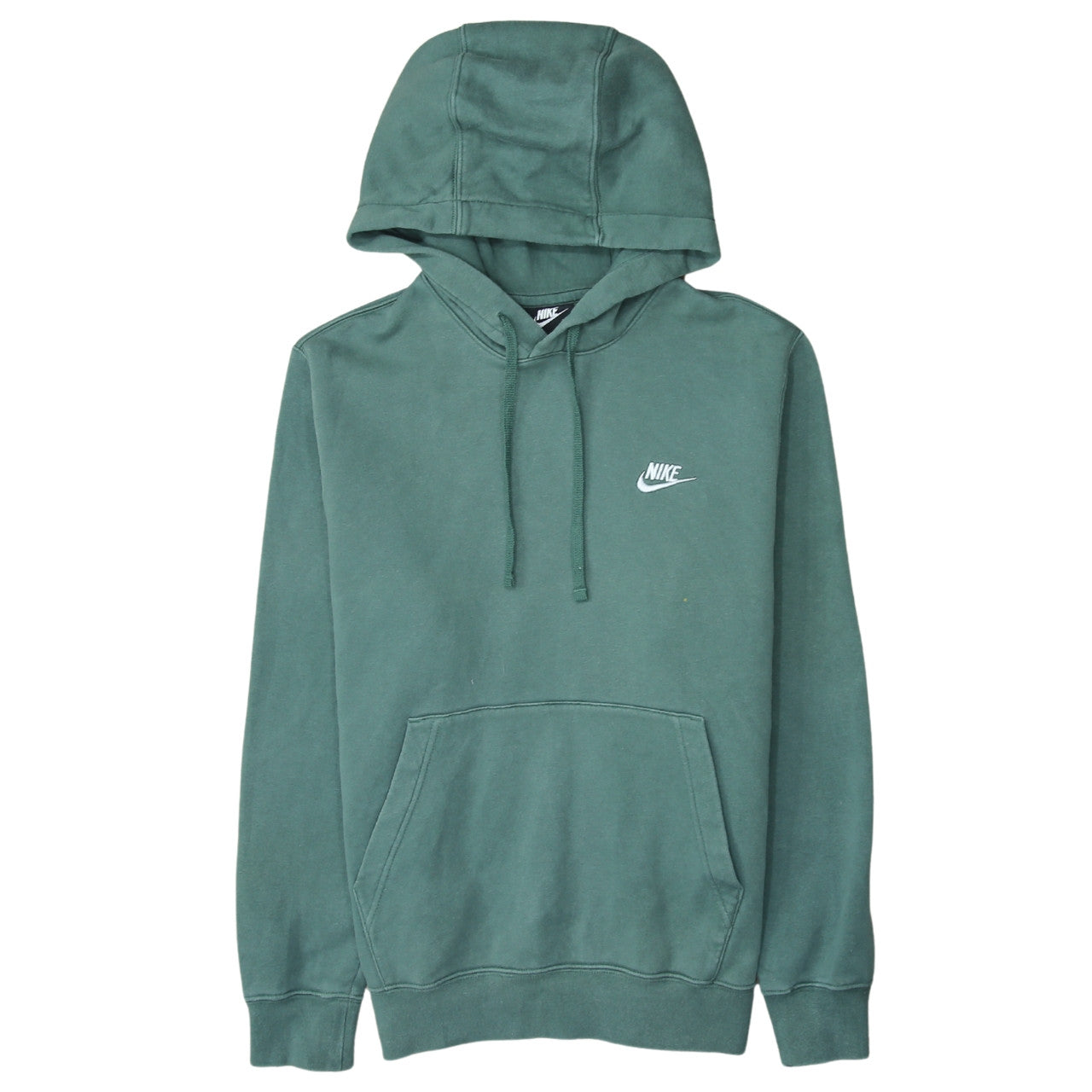 Mens UK Size S Nike Green Pullover Hoodie
