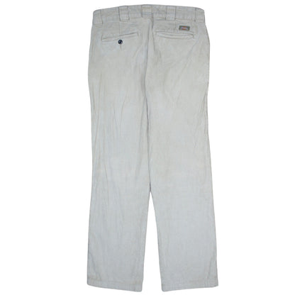 Dickies Men's Beige Corduroy Chino Trousers Size 31W Regular