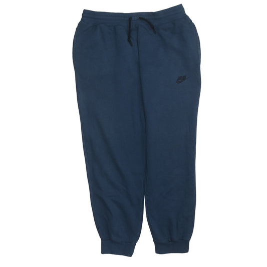 Nike Men's Blue Regular Fit Fleece Jogger Sweatpants M