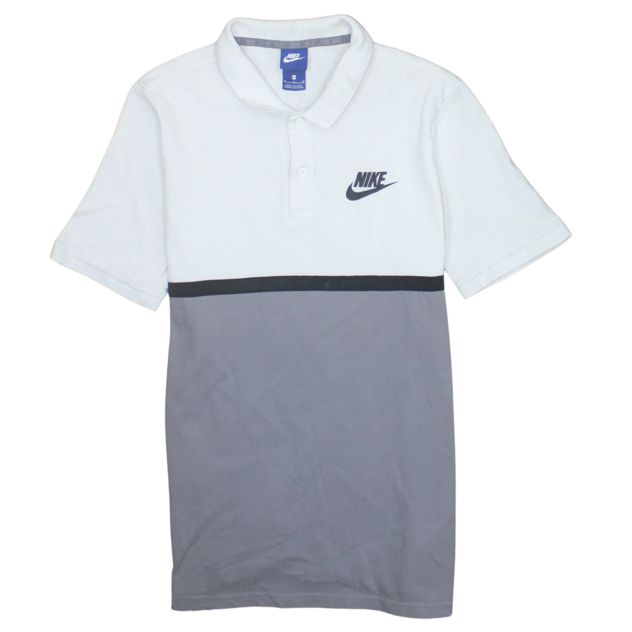 Mens UK Size M Nike 100% Cotton Polo Shirt