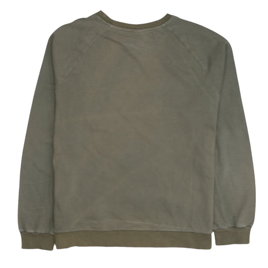 Mens UK Size M HUGO BOSS Green Pullover Sweatshirt