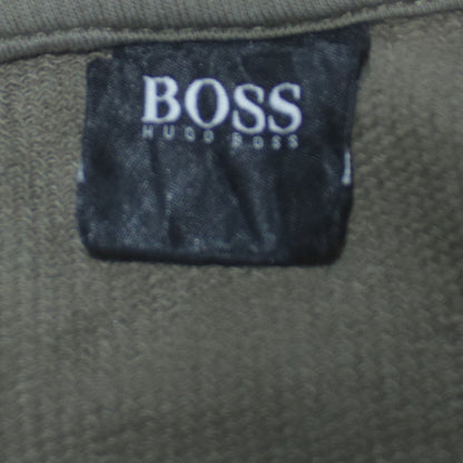 Mens UK Size M HUGO BOSS Green Pullover Sweatshirt
