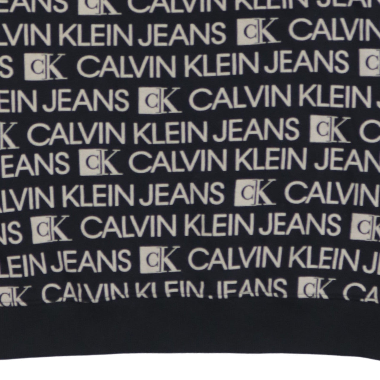 Womens UK Size 14 Calvin Klein Jeans Black Pullover Sweatshirt