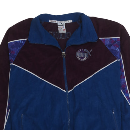 Puma Men's Blue 90s Retro Bomber Jacket XL Polyester Sportswear