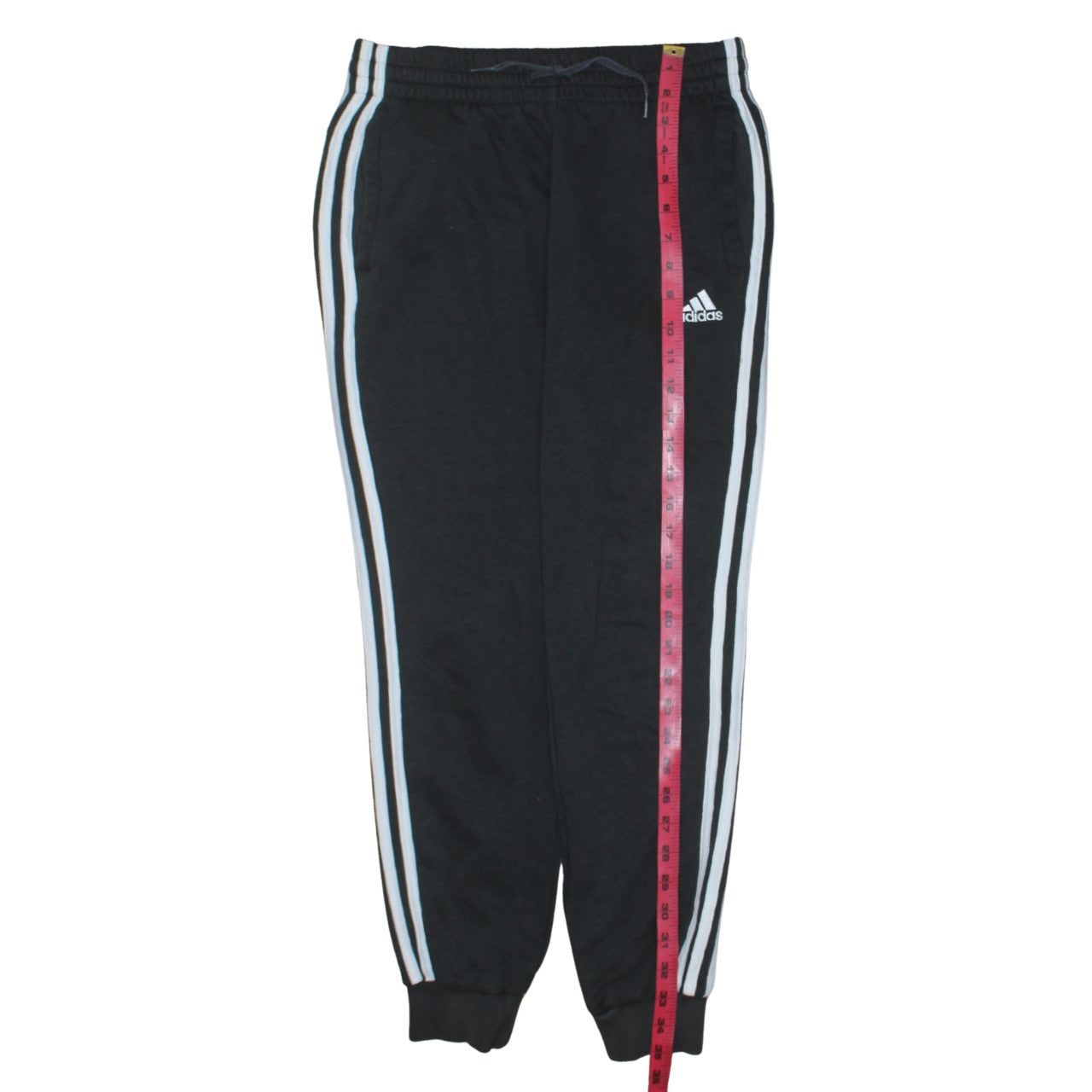 Womens UK Size L adidas Regular Fit Jogger Black Trousers