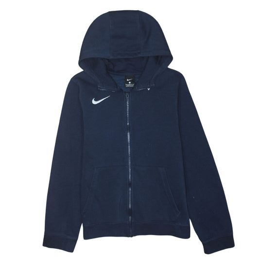 Boys UK Size L Nike Blue Full Zip Hoodie