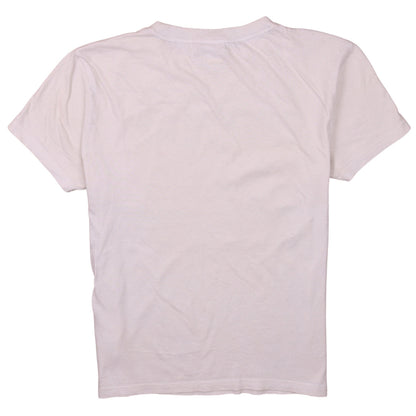 Tommy Jeans Men's White Small Graphic Logo Cotton T-Shirt