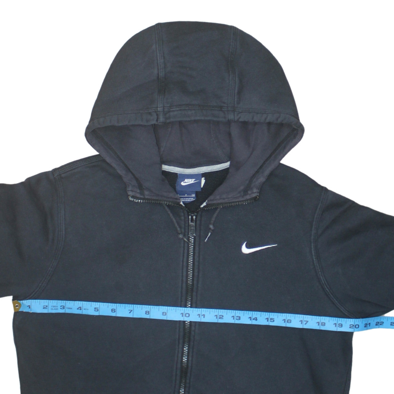 Mens UK Size S Nike Black Full Zip Hoodie