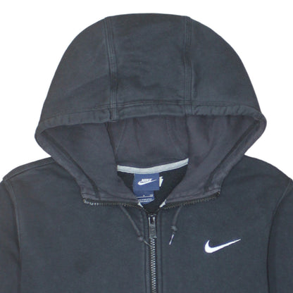 Mens UK Size S Nike Black Full Zip Hoodie