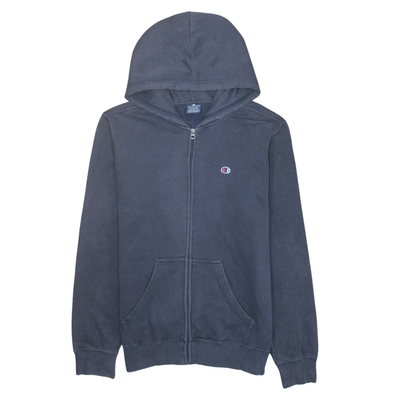 Mens UK Size M Champion Blue Full Zip Hoodie