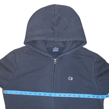 Mens UK Size M Champion Blue Full Zip Hoodie