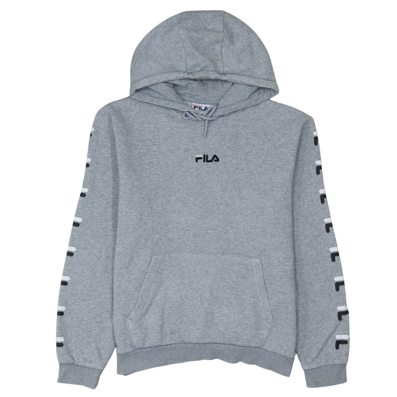 Mens UK Size M FILA Grey Pullover Hoodie