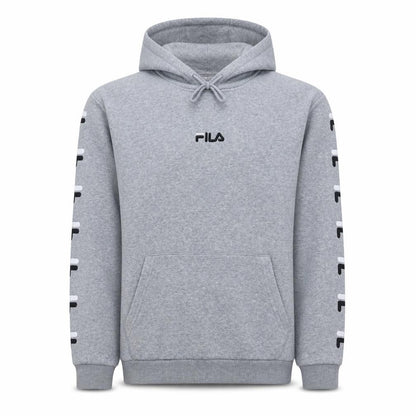 Mens UK Size M FILA Grey Pullover Hoodie
