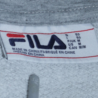Mens UK Size M FILA Grey Pullover Hoodie