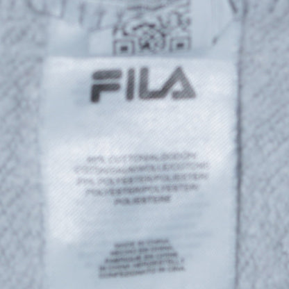 Mens UK Size M FILA Grey Pullover Hoodie