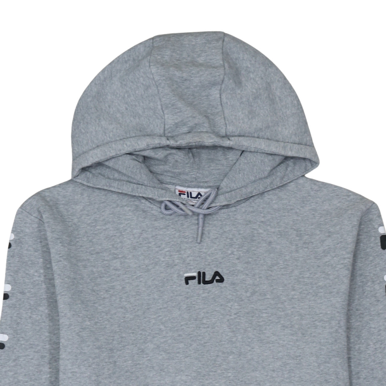 Mens UK Size M FILA Grey Pullover Hoodie