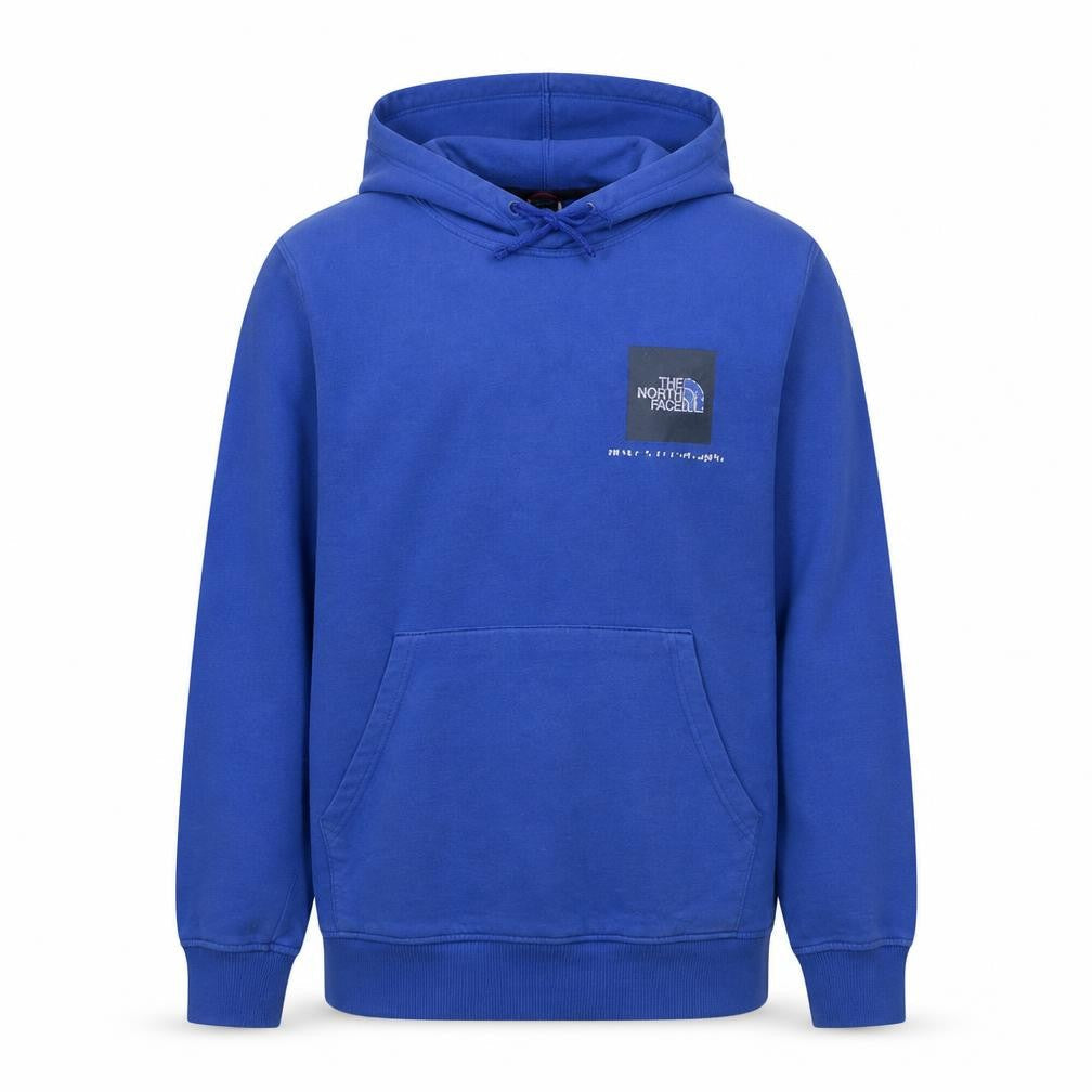 Mens UK Size S The North Face Blue Pullover Hoodie