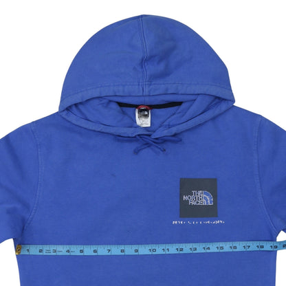 Mens UK Size S The North Face Blue Pullover Hoodie
