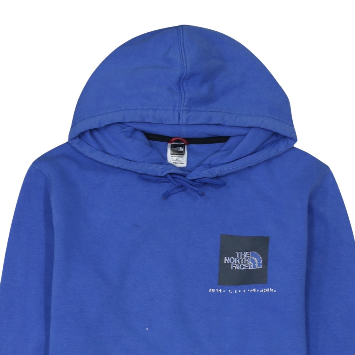 Mens UK Size S The North Face Blue Pullover Hoodie