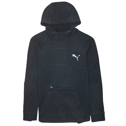 Mens UK Size M PUMA Black Pullover Hoodie