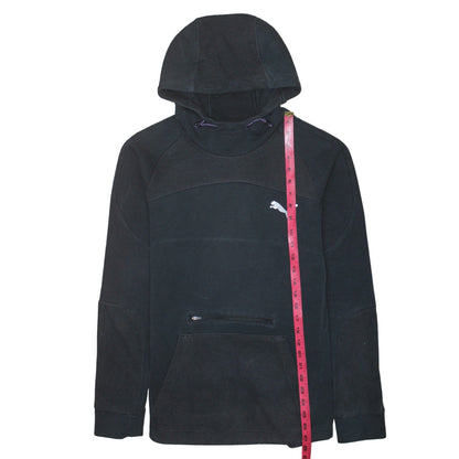 Mens UK Size M PUMA Black Pullover Hoodie