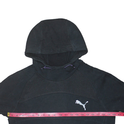 Mens UK Size M PUMA Black Pullover Hoodie