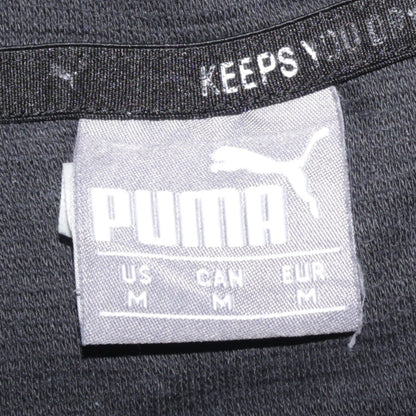 Mens UK Size M PUMA Black Pullover Hoodie