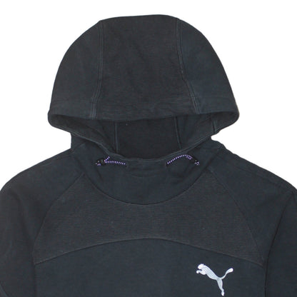 Mens UK Size M PUMA Black Pullover Hoodie