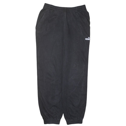 Womens UK Size M PUMA Regular Fit Jogger Black Trousers