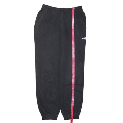 Womens UK Size M PUMA Regular Fit Jogger Black Trousers