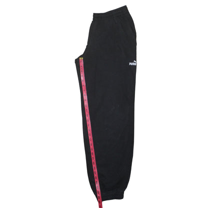 Womens UK Size M PUMA Regular Fit Jogger Black Trousers