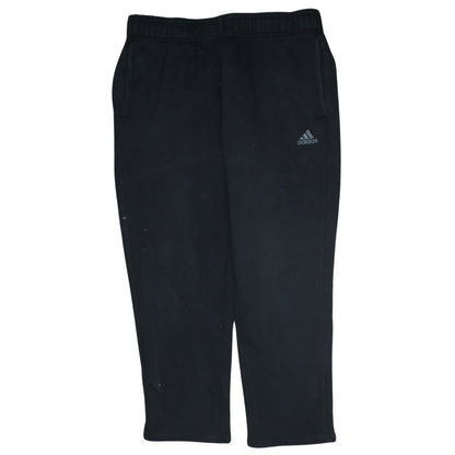 Adidas Womens Black Fleece Sweatpants Size 12 Regular Fit