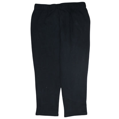 Adidas Womens Black Fleece Sweatpants Size 12 Regular Fit