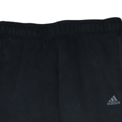 Adidas Womens Black Fleece Sweatpants Size 12 Regular Fit