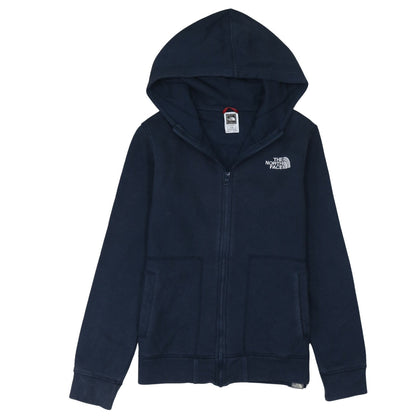Boys UK Size 14-15 Years The North Face Blue Full Zip Hoodie