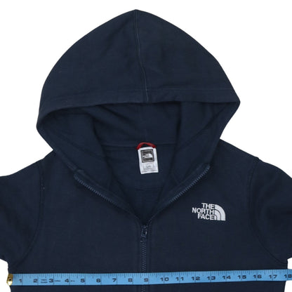 Boys UK Size 14-15 Years The North Face Blue Full Zip Hoodie