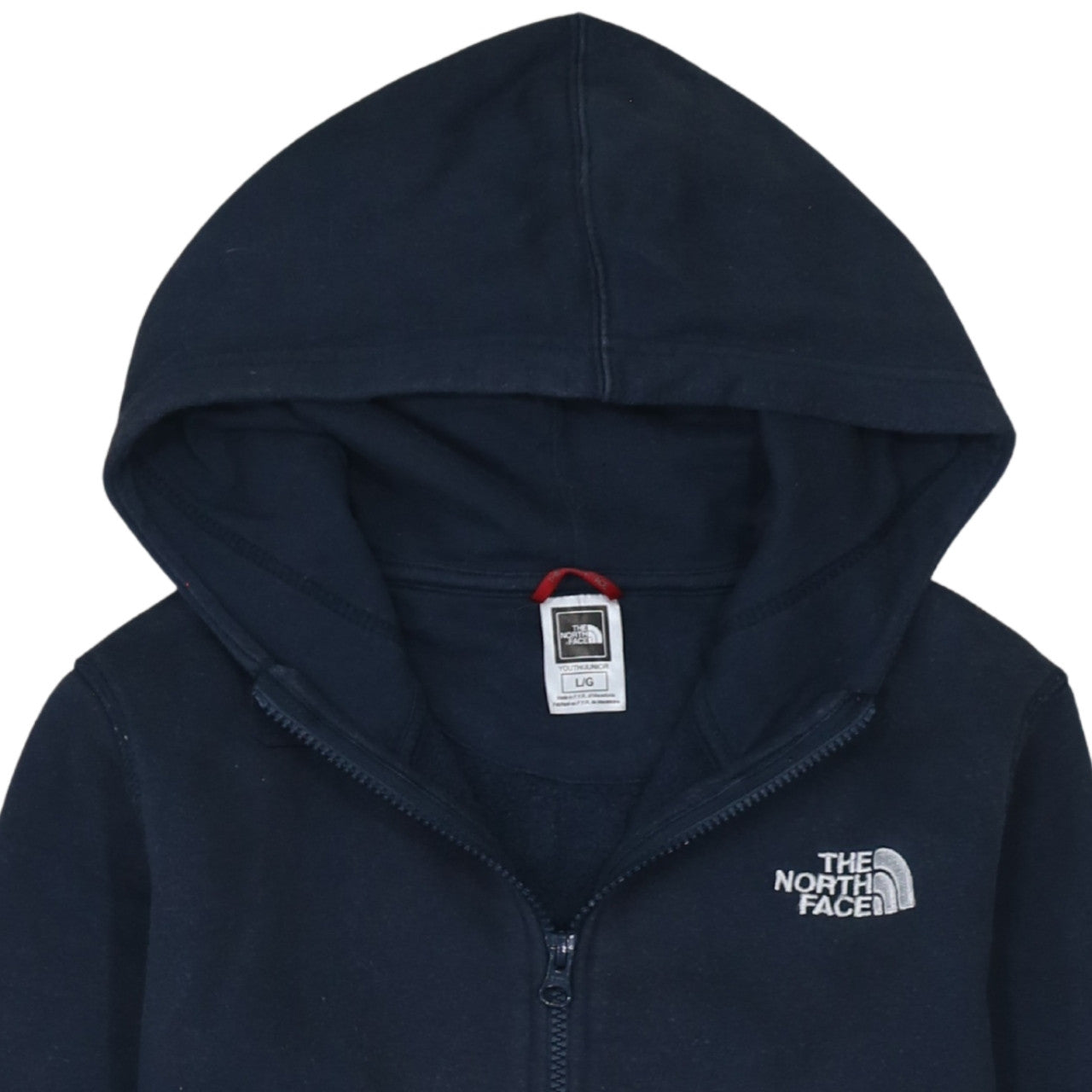 Boys UK Size 14-15 Years The North Face Blue Full Zip Hoodie